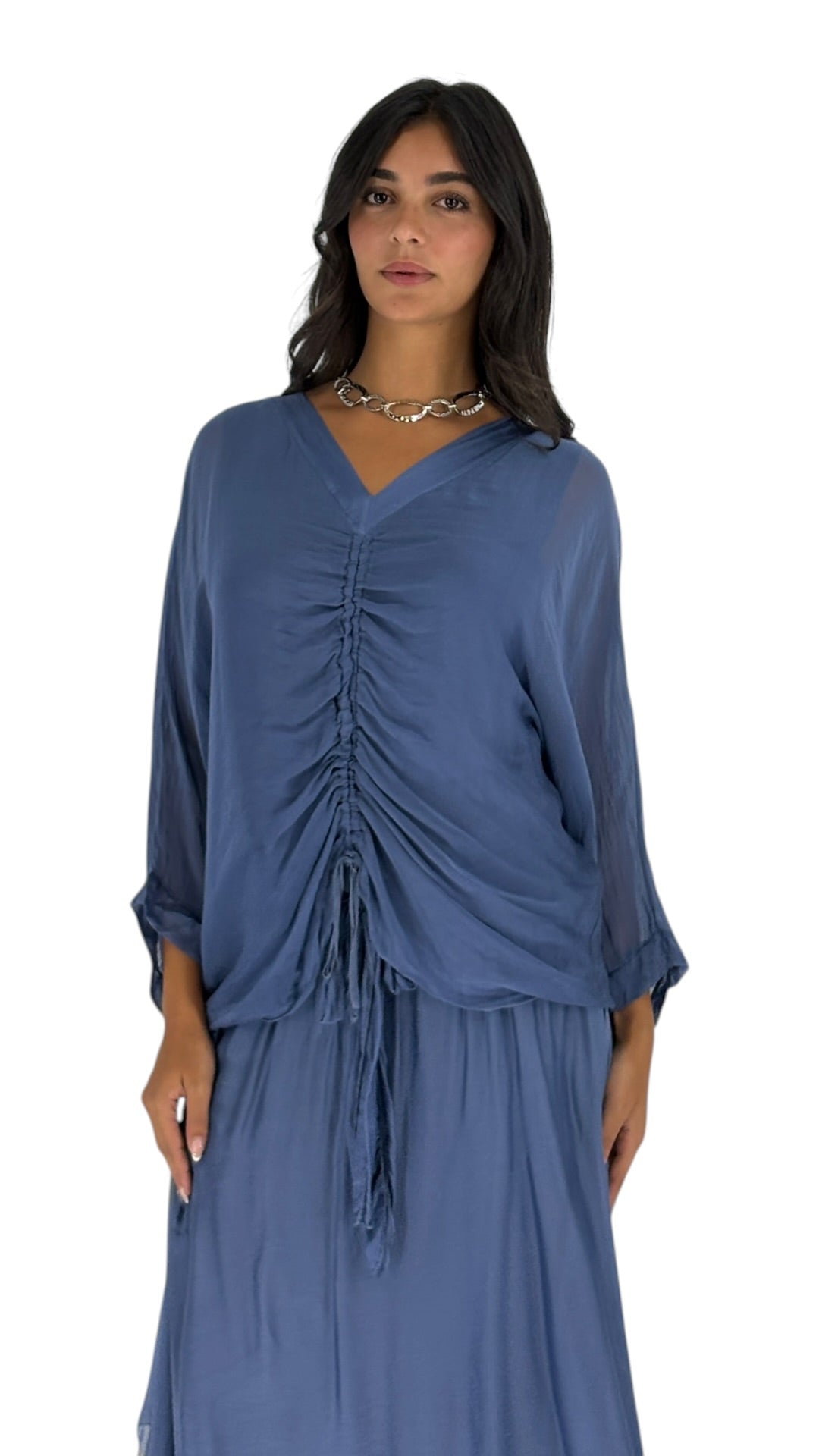 Mena Blue Top