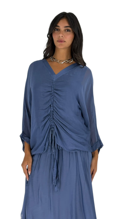 Mena Blue Top