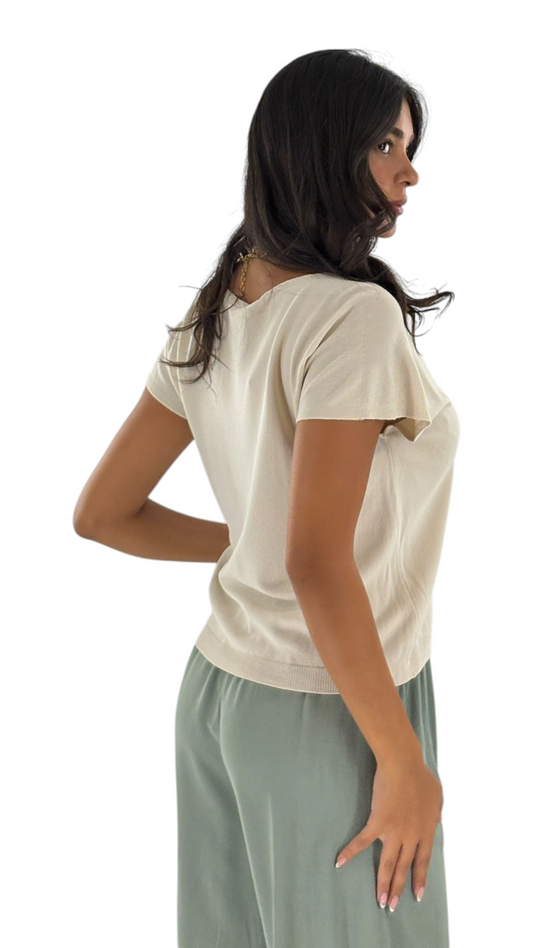 Myrene Beige Top