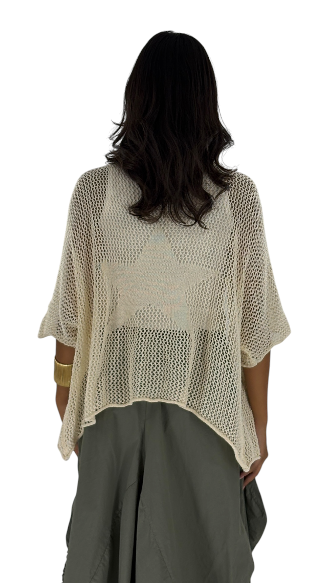 Star Cream Cardigan