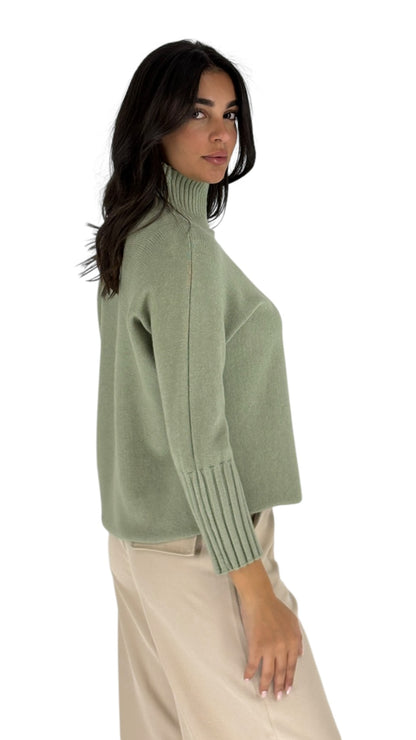 Dovie Green Sweater