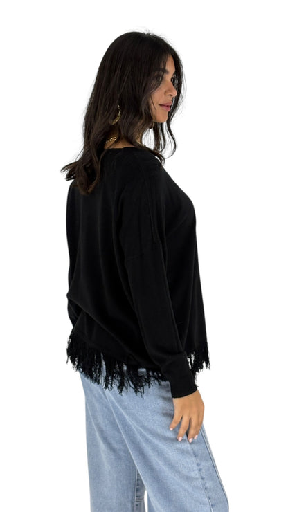 Sally Black Sweater