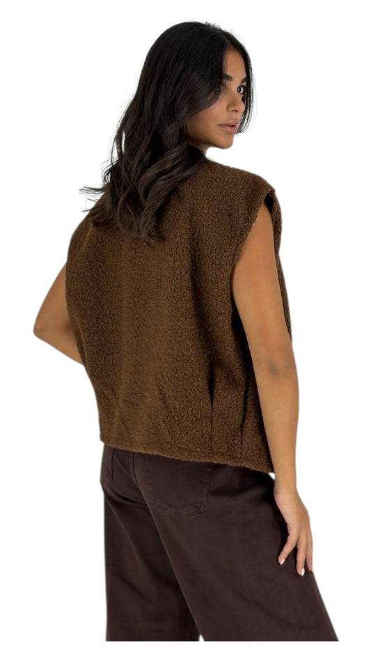 Clover Brown Vest