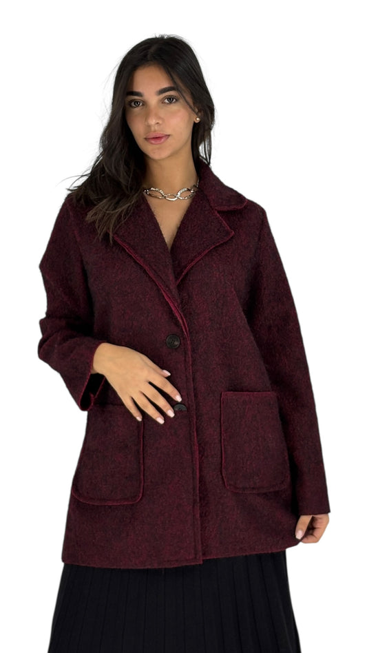 Tanay Maroon Jacket