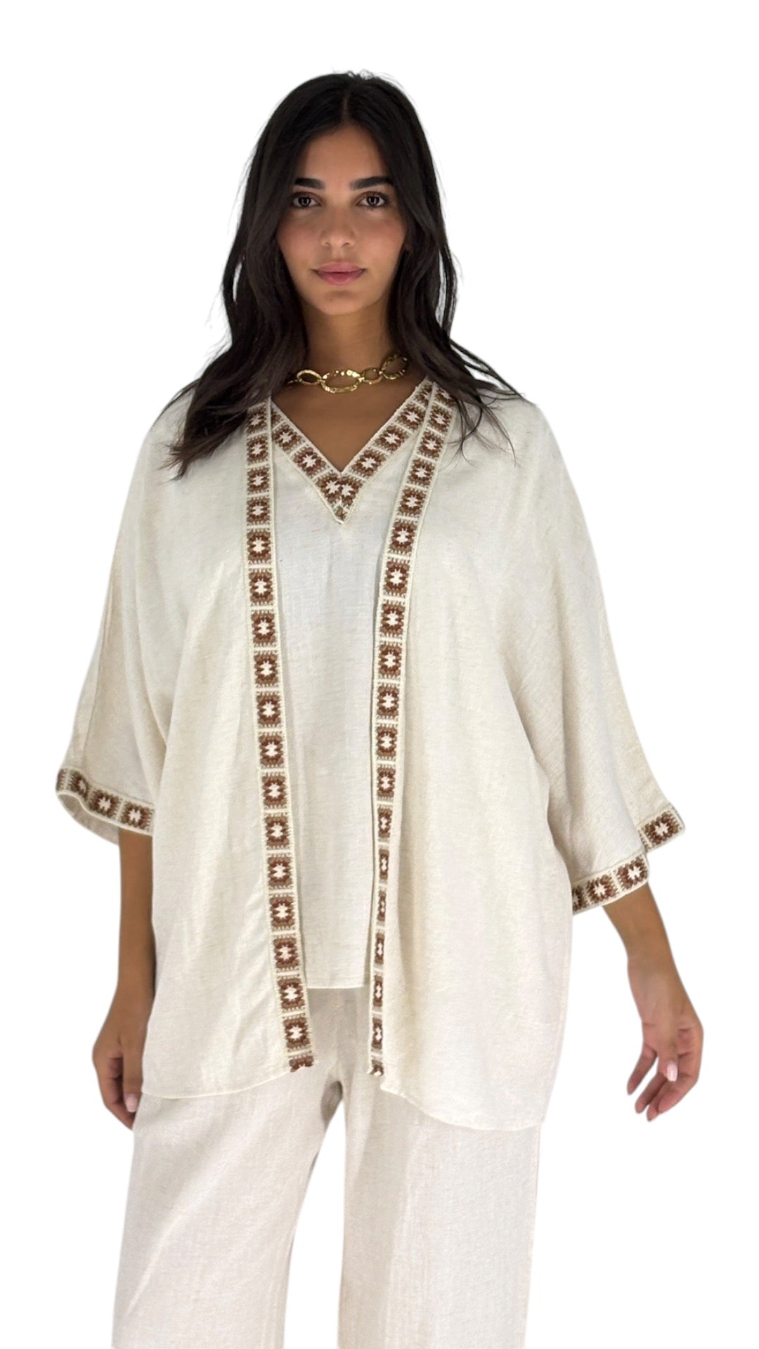 Hala Beige Cardigan