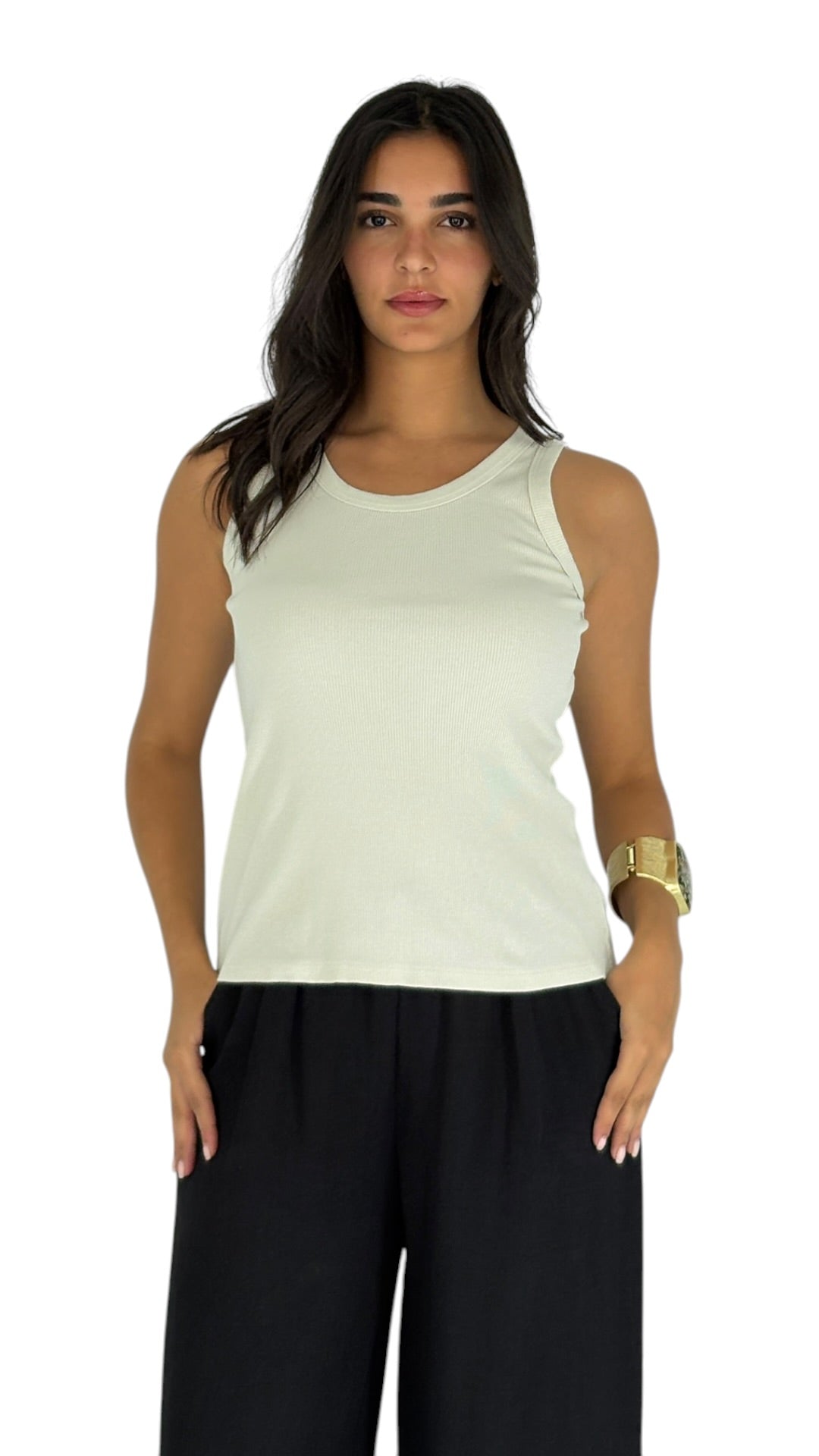 Eliana Beige Top