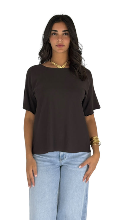 Sima Brown Top