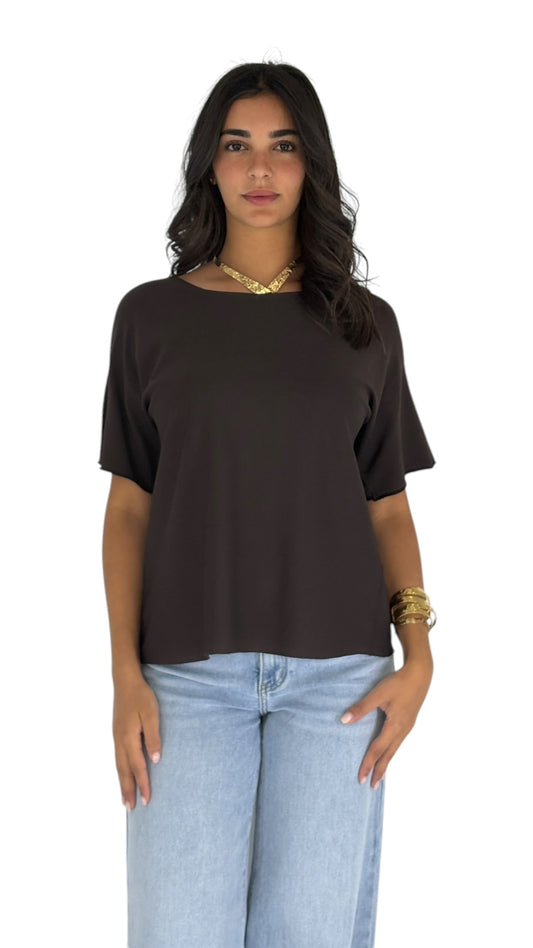 Sima Brown Top