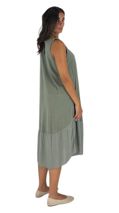 Cain Kaki Dress
