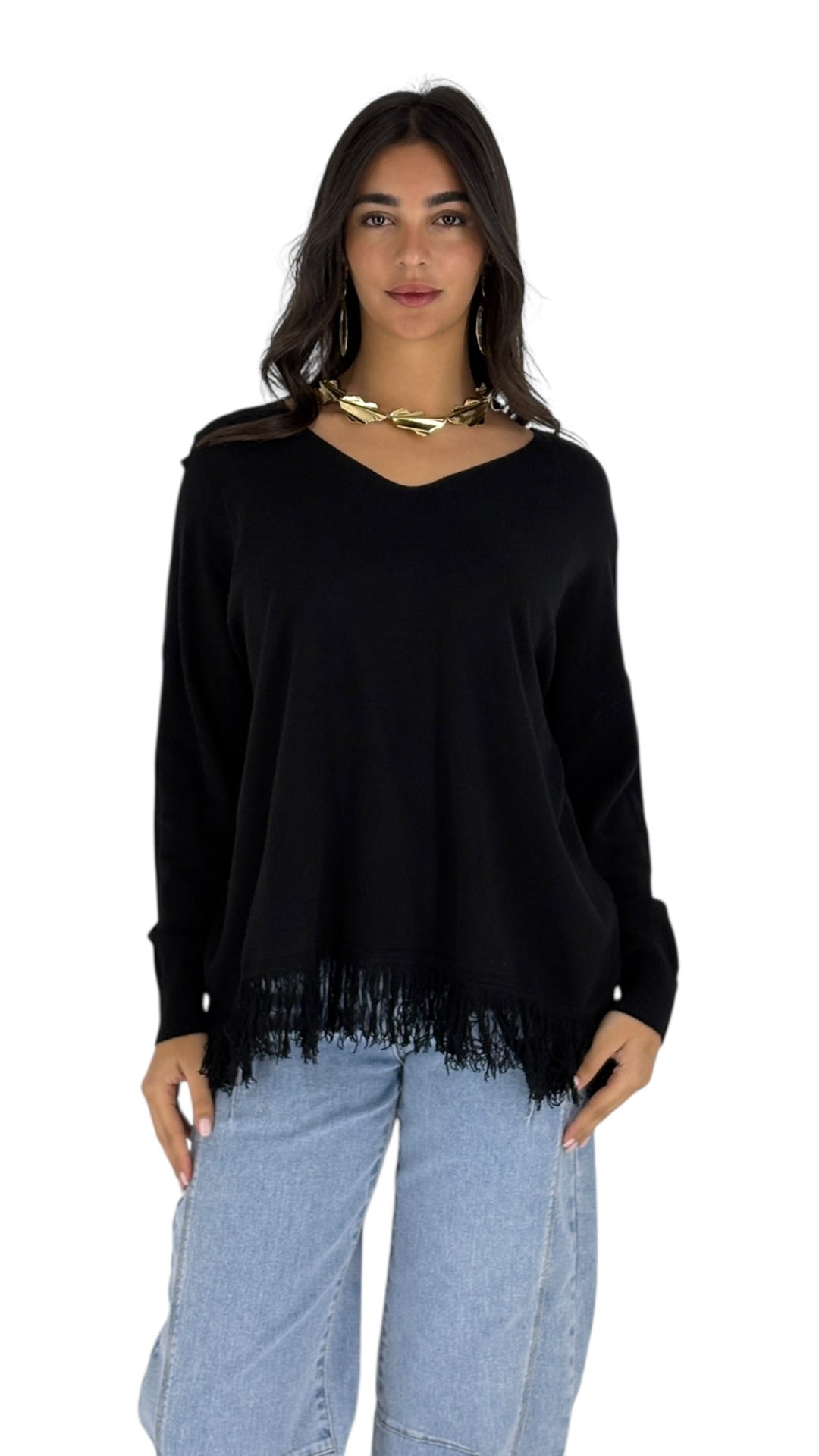 Sally Black Sweater