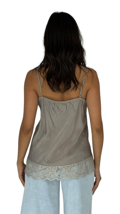 Gaelle Kaki Camisole