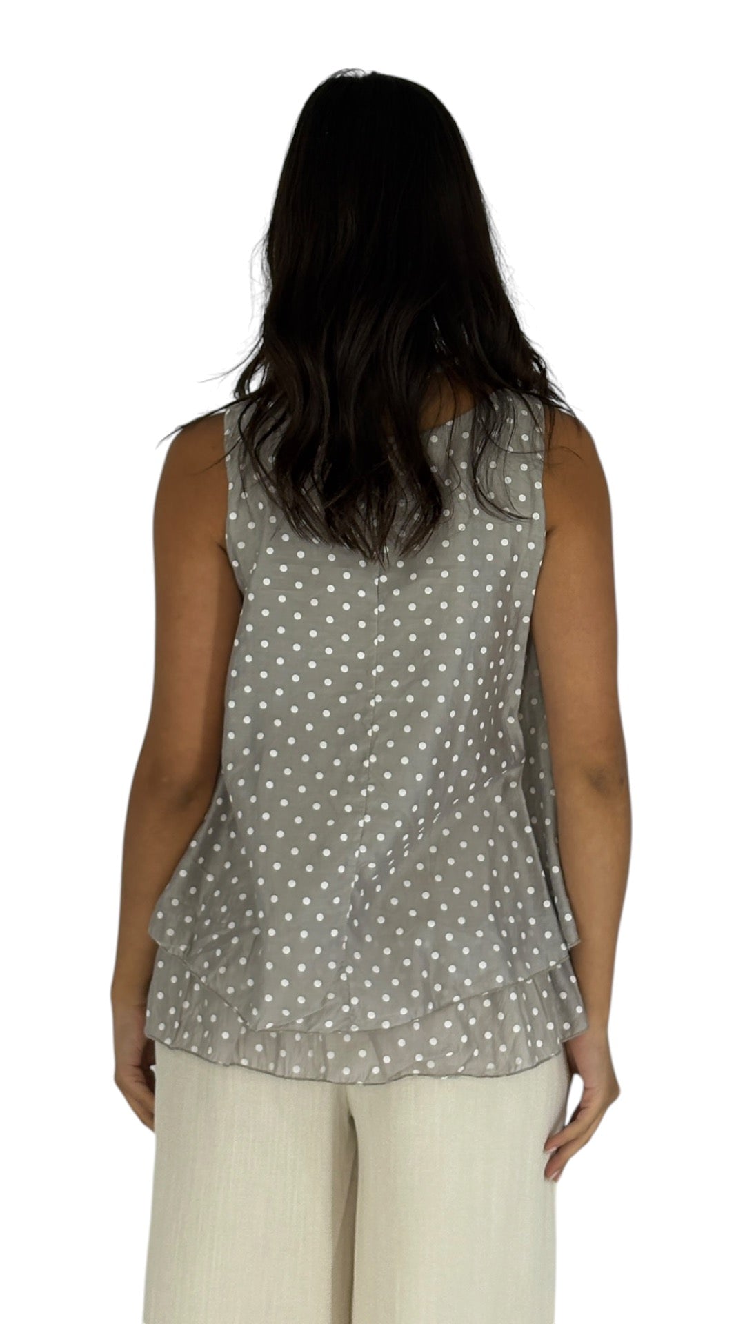 Sima Taupe Top