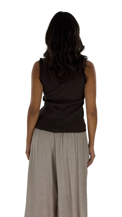 Alix Brown Top