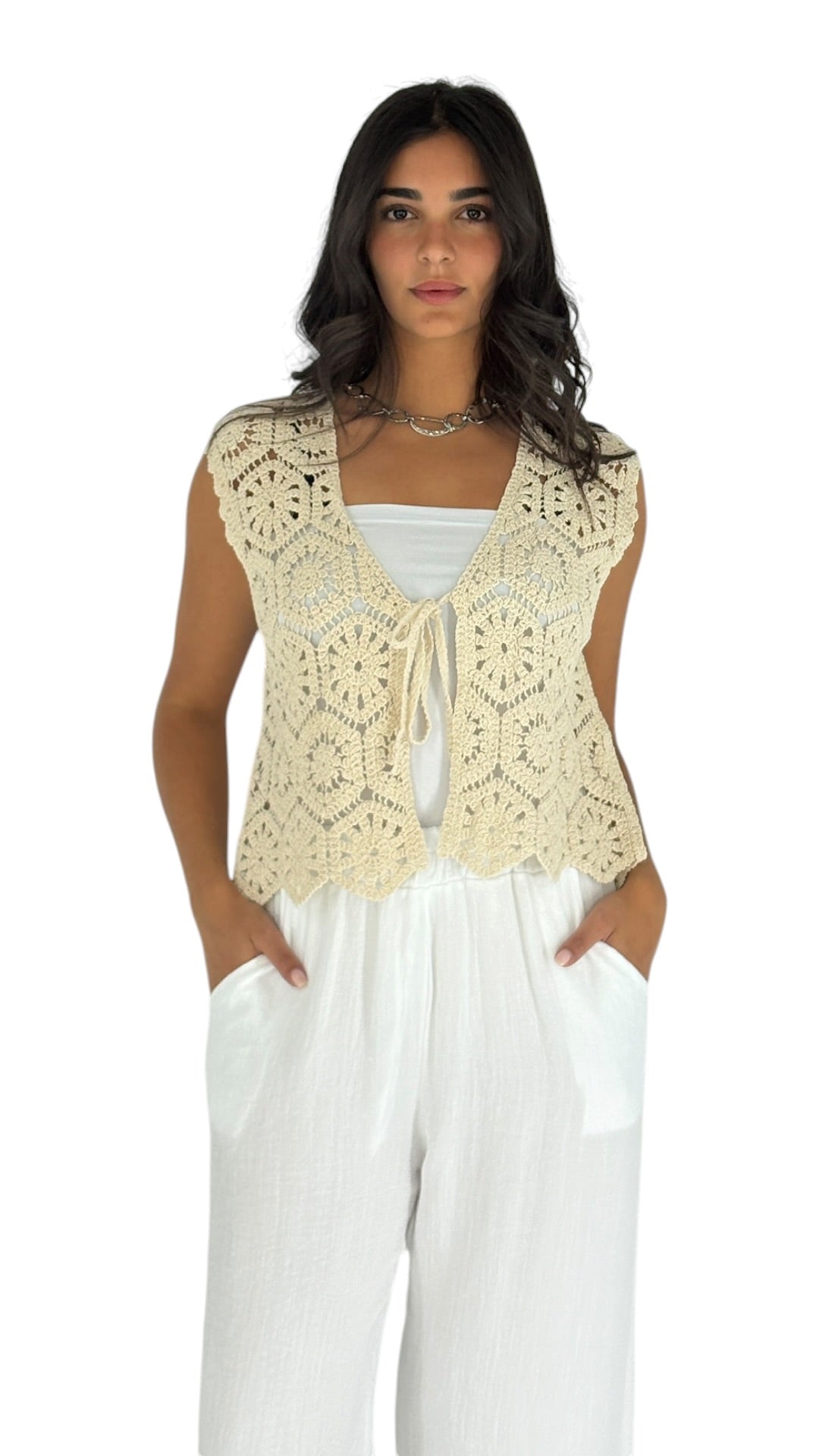 Mes Beige Vest