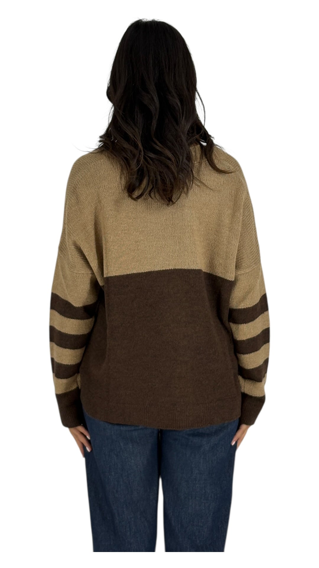 Fadia Brown Cardigan