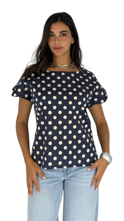 Jade Navy Top