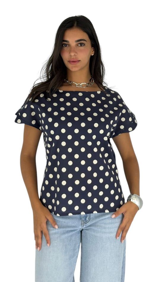 Jade Navy Top