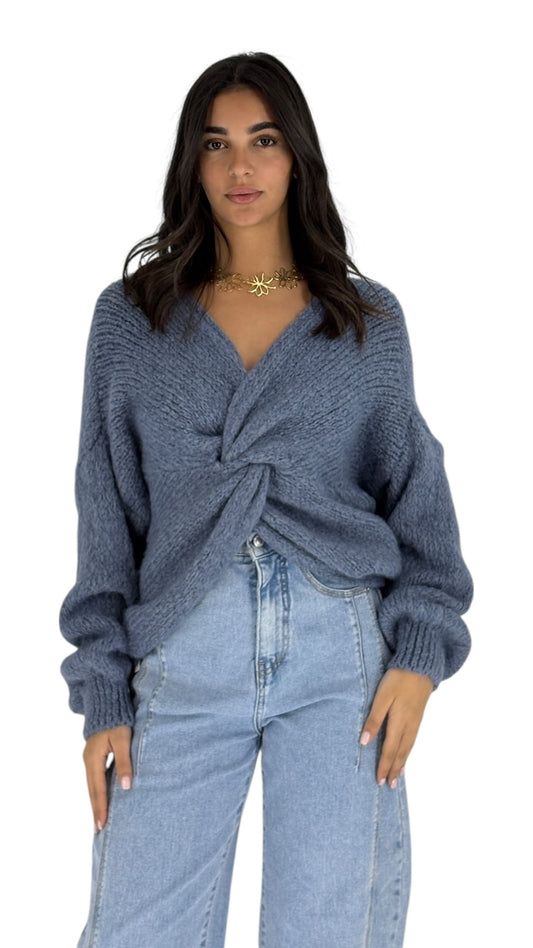 Paola Blue Sweater