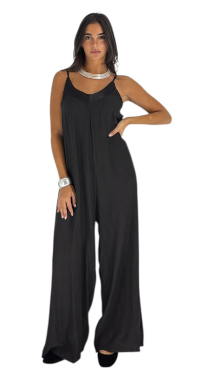Tad Black Jumpsuit