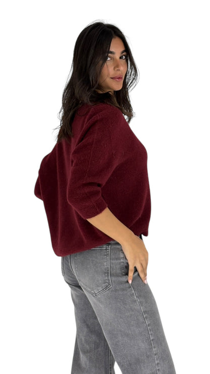Taisa Maroon Sweater