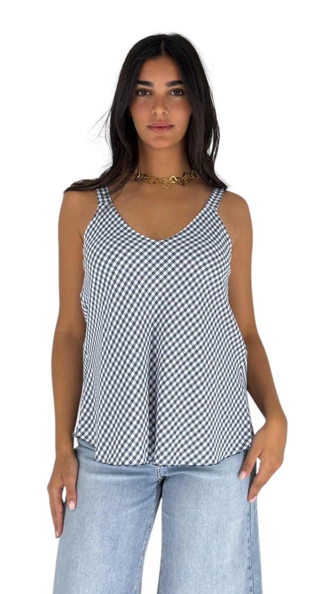 Mina Navy Top