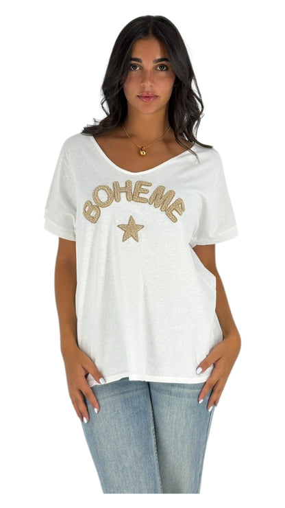Boheme Beige T-shirt