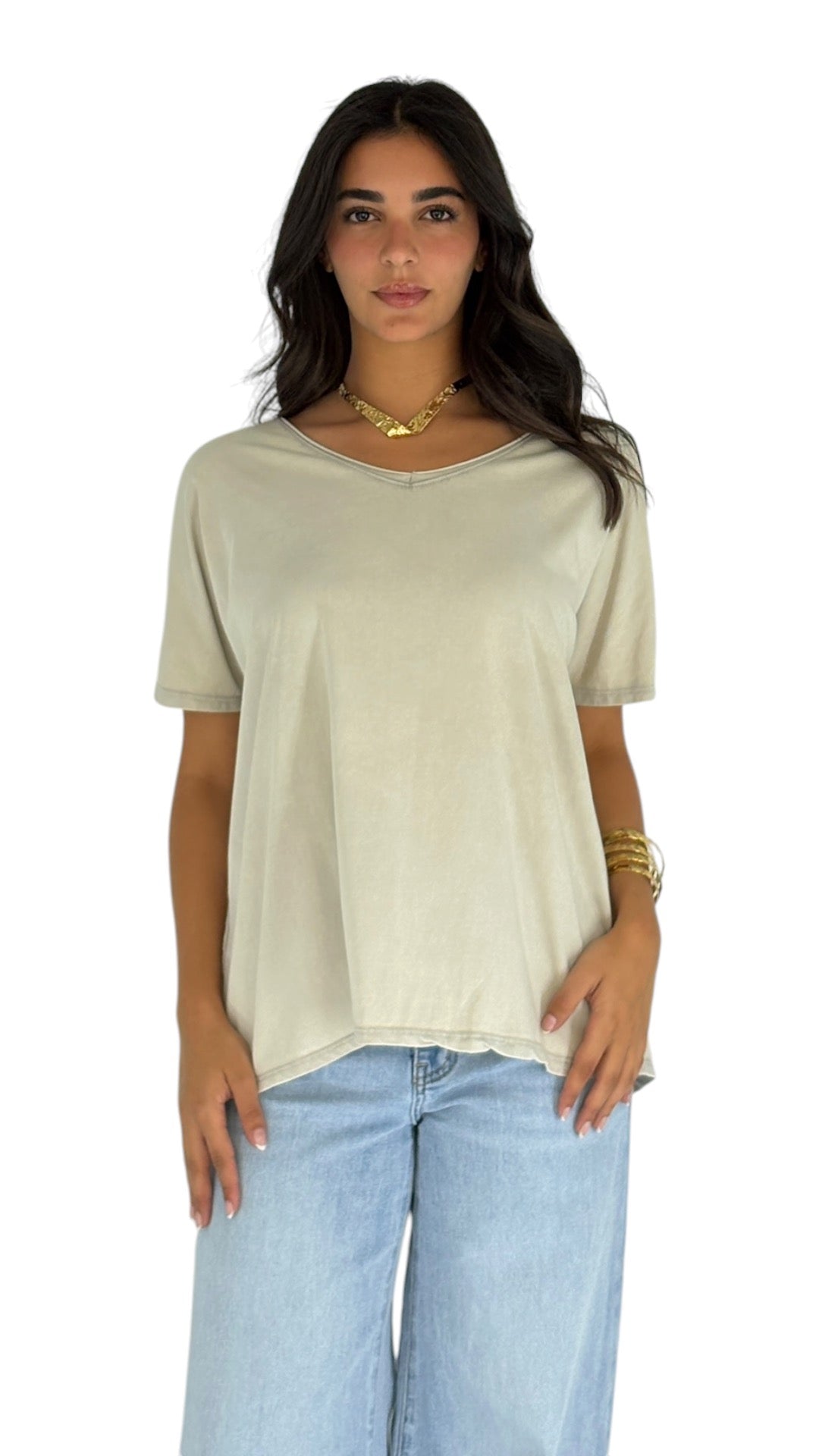 Diala Beige T-shirt