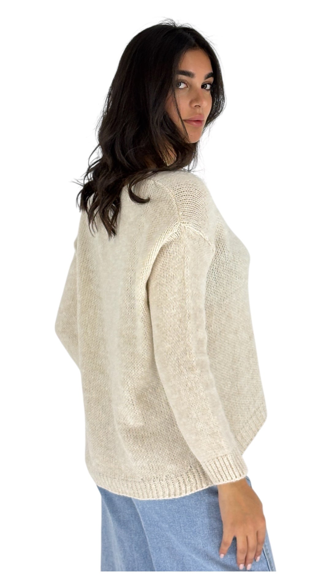 June Beige Sweater