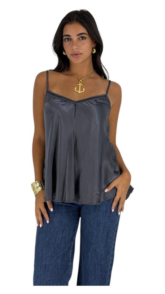 Fadia Grey Camisole