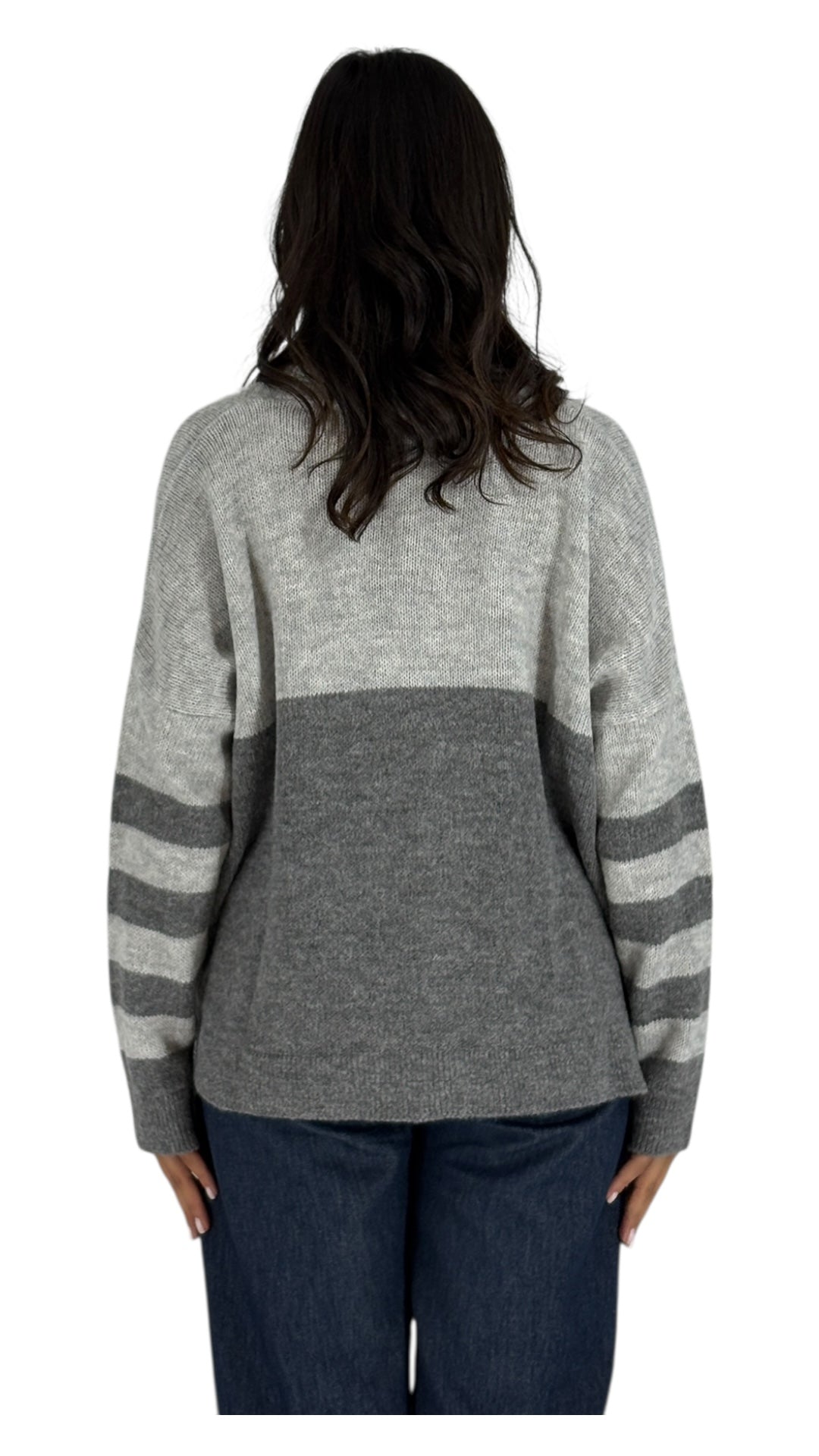 Fadia Grey Cardigan
