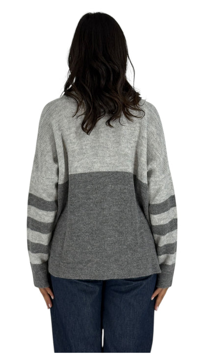 Fadia Grey Cardigan