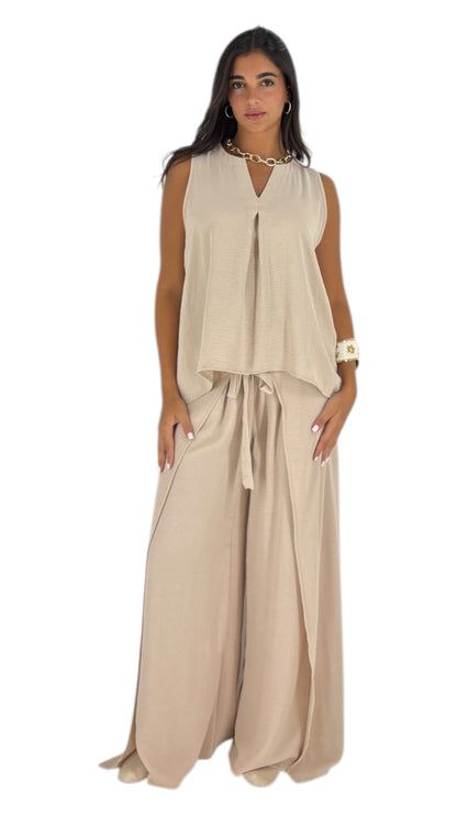 Bushra Beige Pants