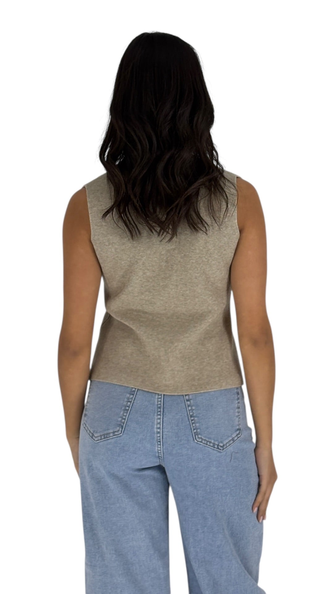 Lucia Taupe Vest