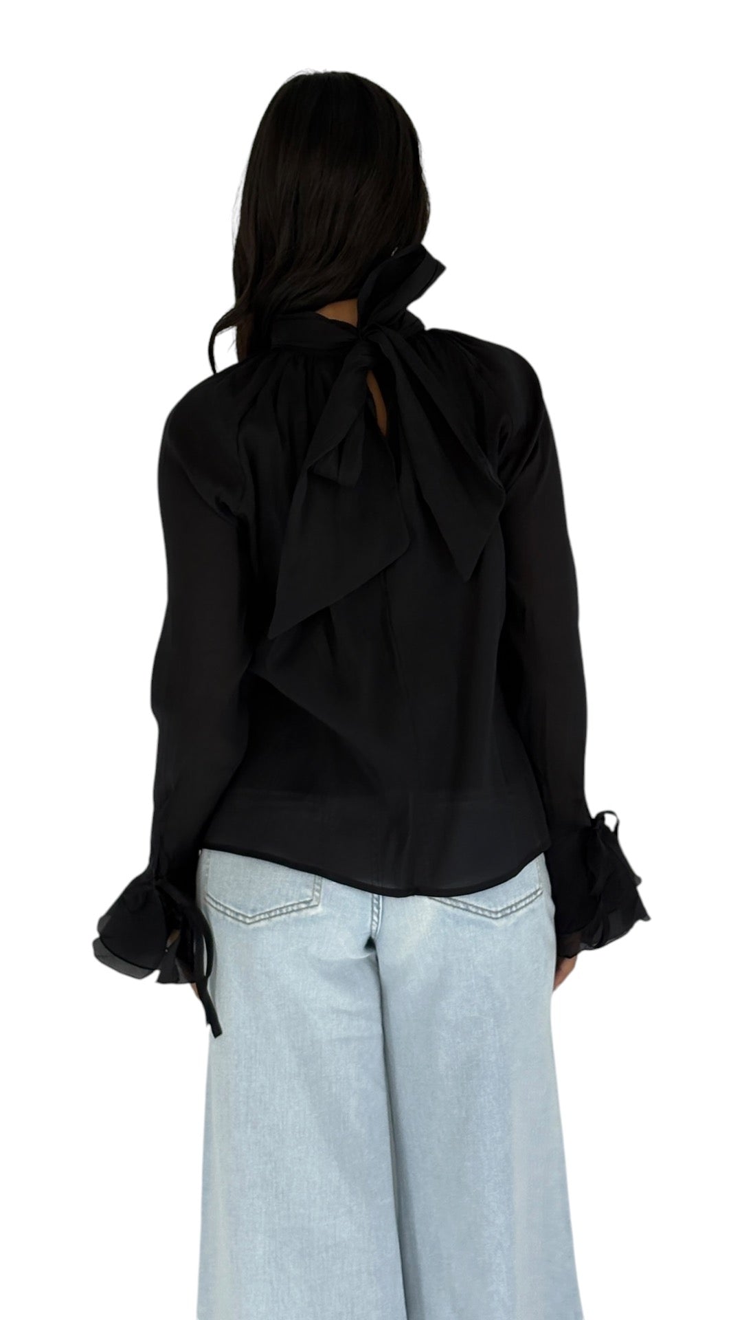 Samia Black Blouse