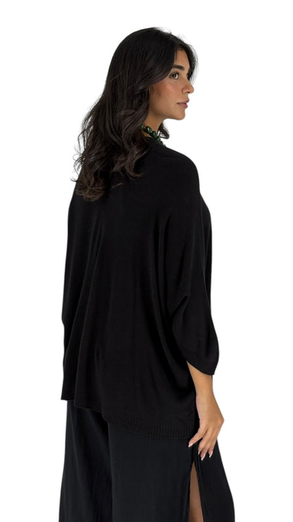 Komal Black Cardigan