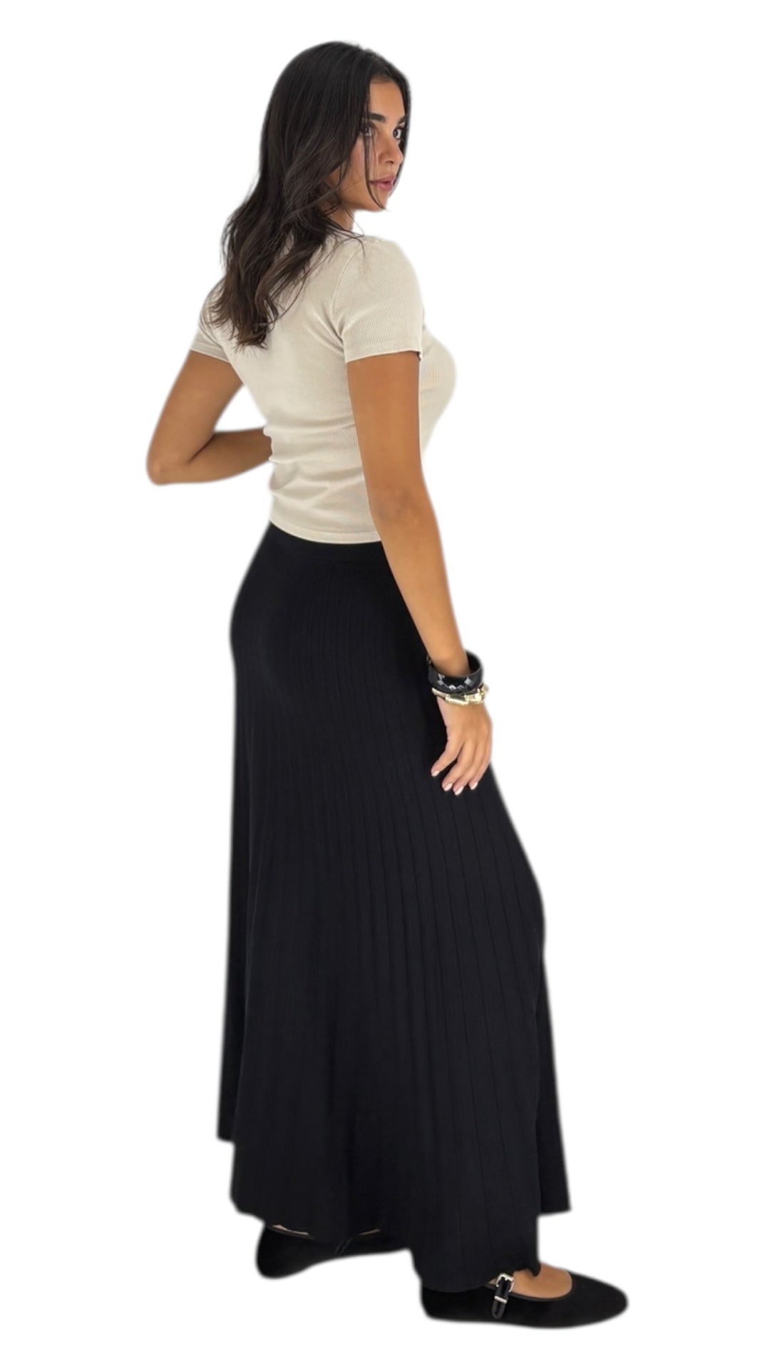 Sage Black Skirt