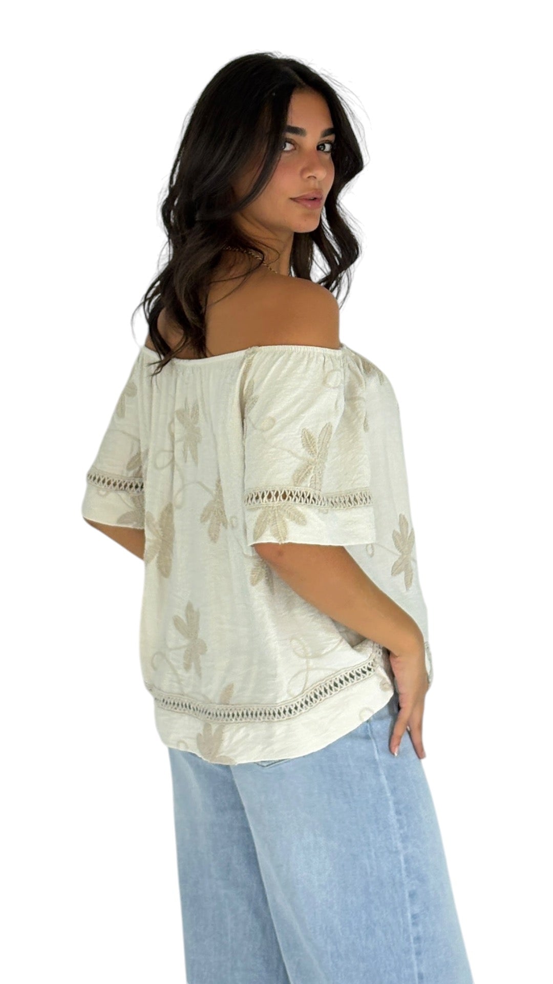 Mari Beige Top