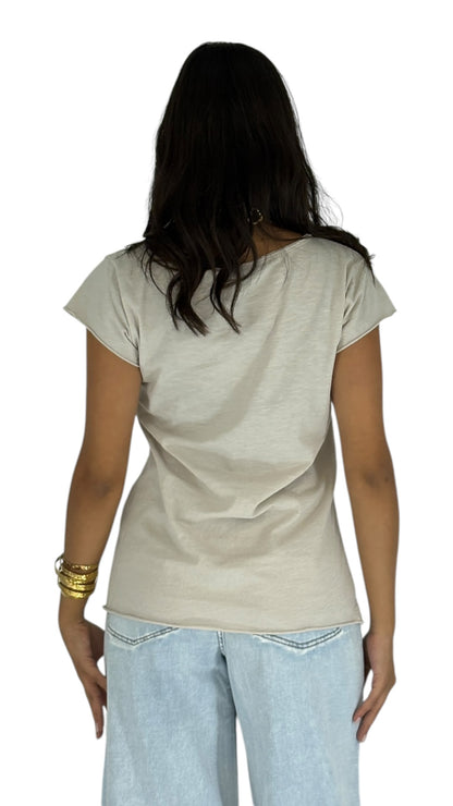 Robin Beige T-Shirt