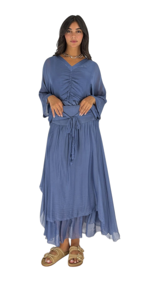 Mena Blue Skirt