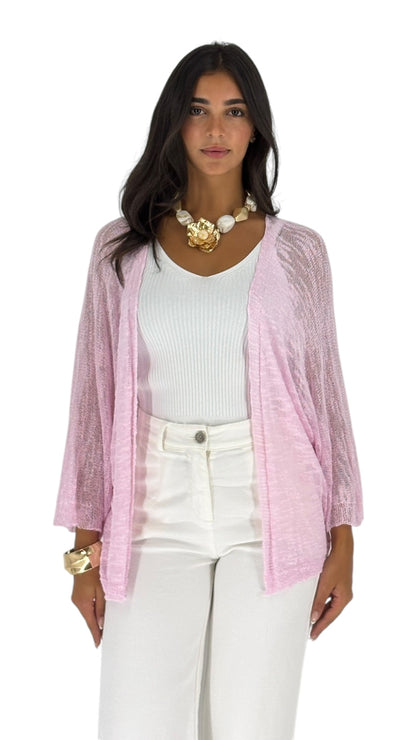 Albina Baby Pink Cardigan
