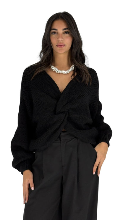 Paola Black Sweater