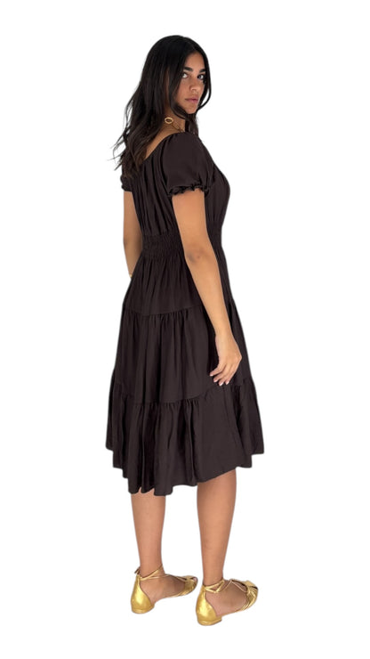 Ezia Brown Dress
