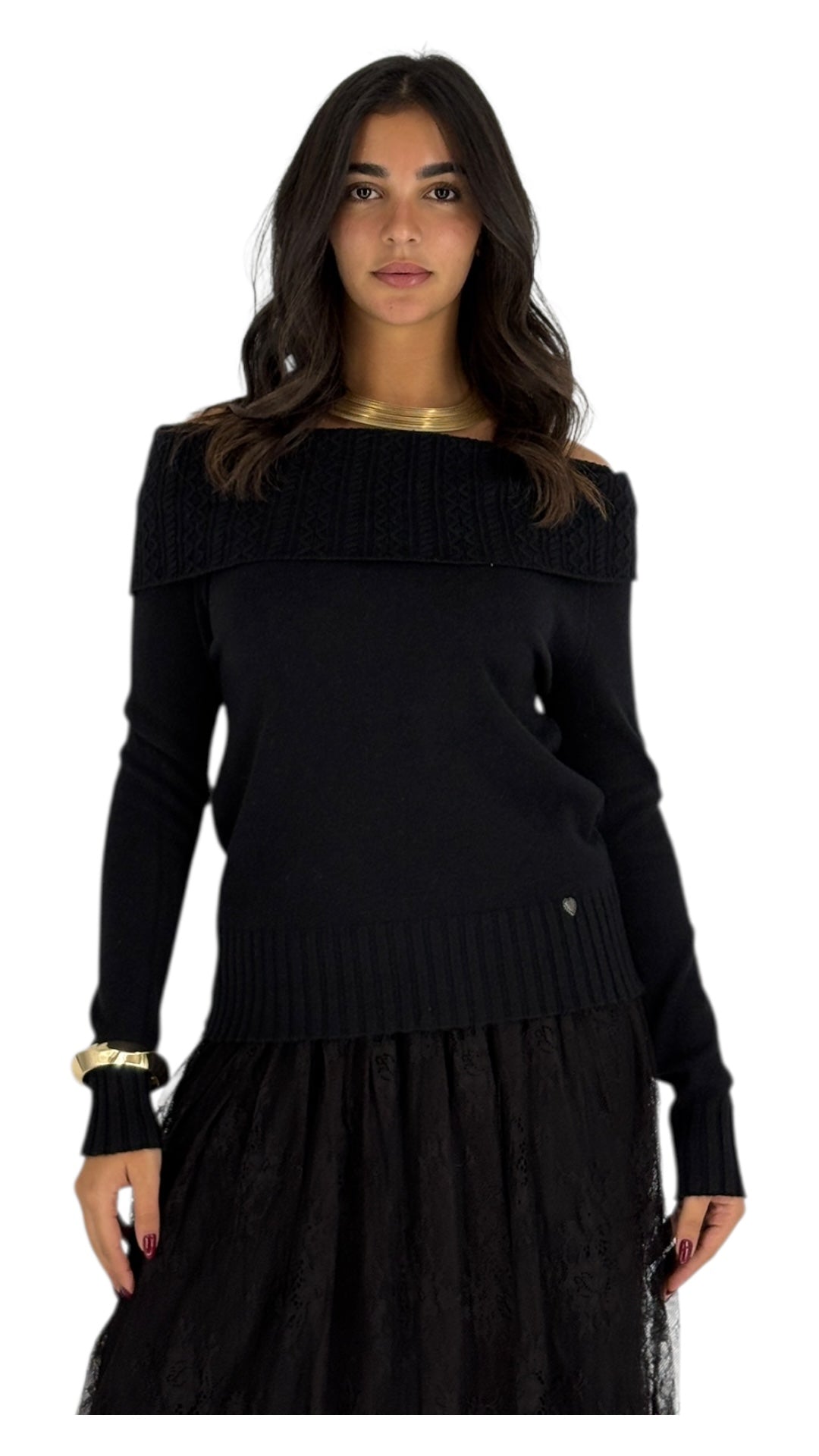 Dalida Black Sweater