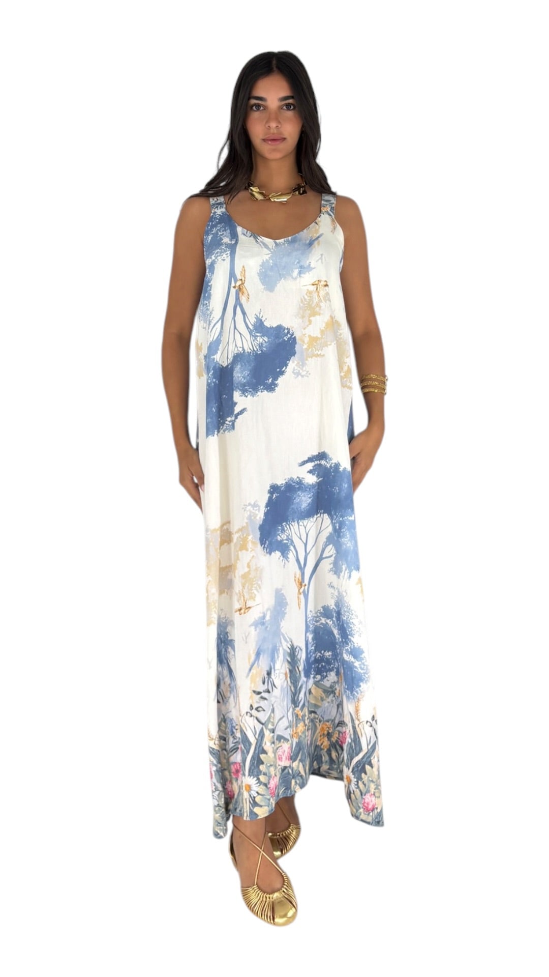 Remin Blue Dress