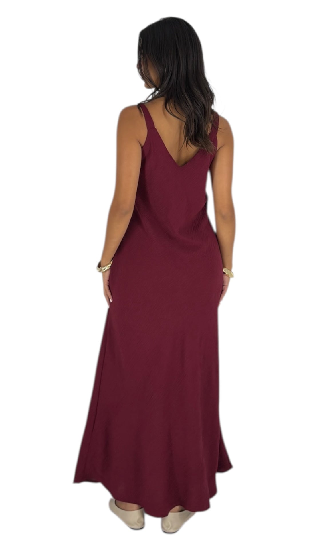 Mizor Maroon Dress