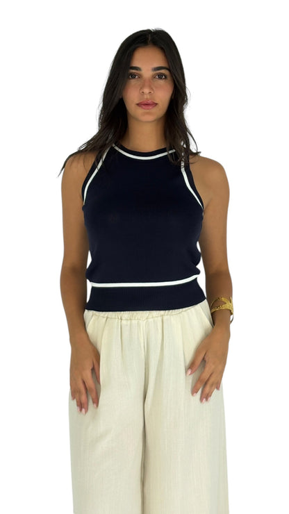 Emiral Navy Top