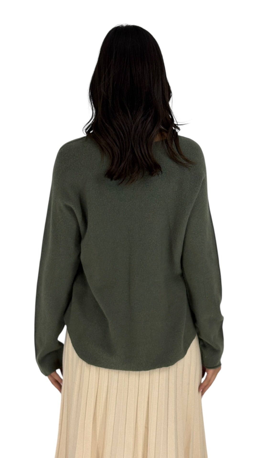 Carmen Olive Sweater