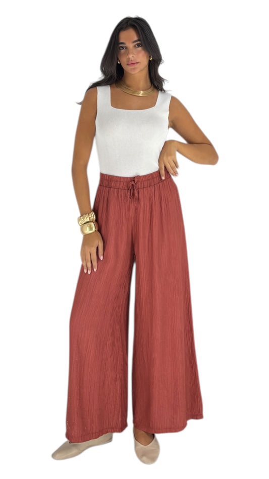 Cora Salmon Pants