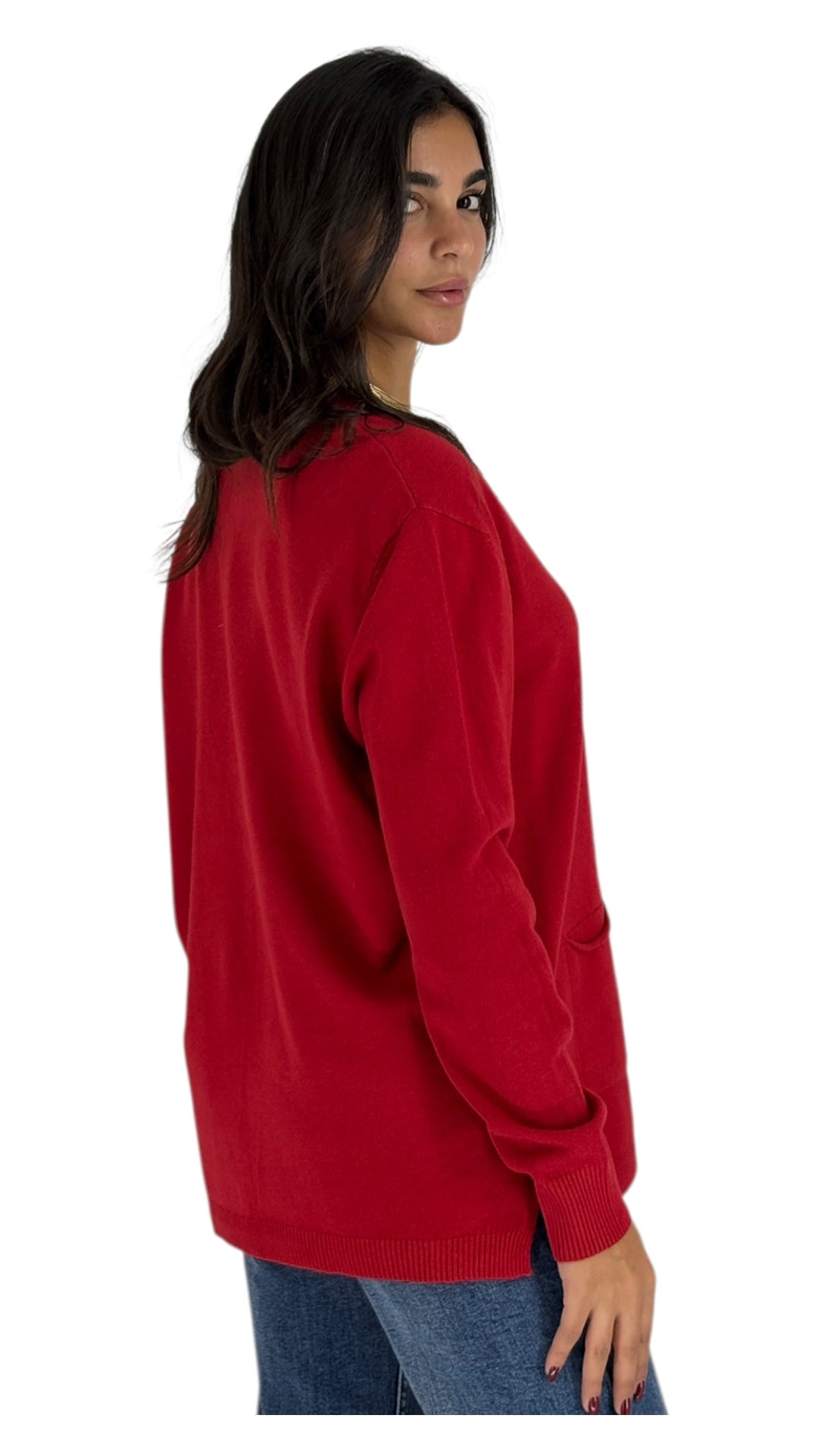 Mircel Red Cardigan