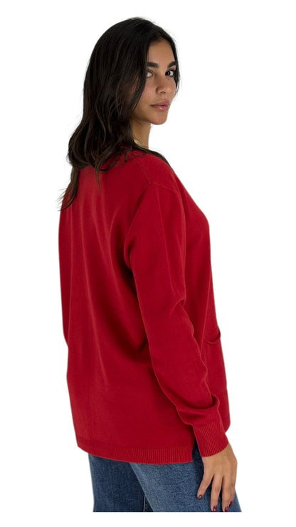 Mircel Red Cardigan